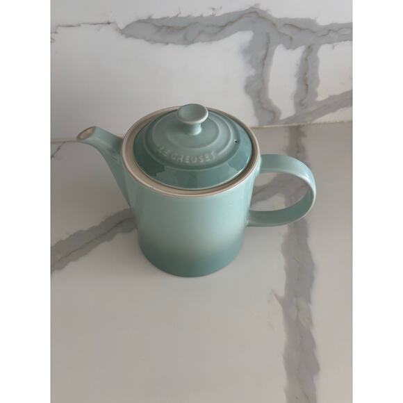 LE CREUSET 1.3L GRAND TEAPOT RETIRED COLOR- SAGE NEW - Picture 5 of 7